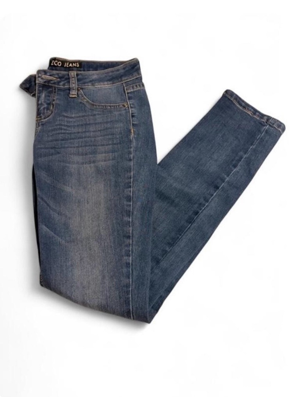 ZCO Women’s Faded Blue Skinny Jeans + FREE Squishy Cube